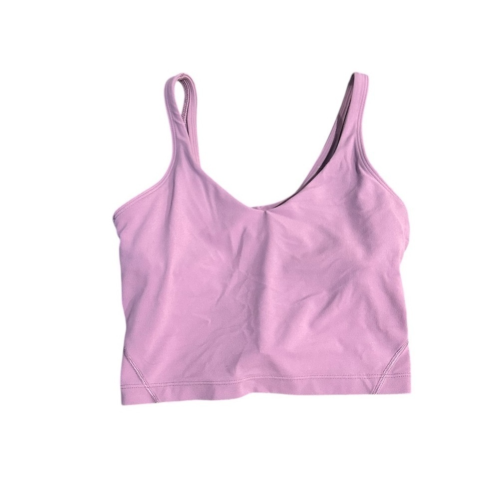 Lululemon Lavender Align Crop Tank size 2